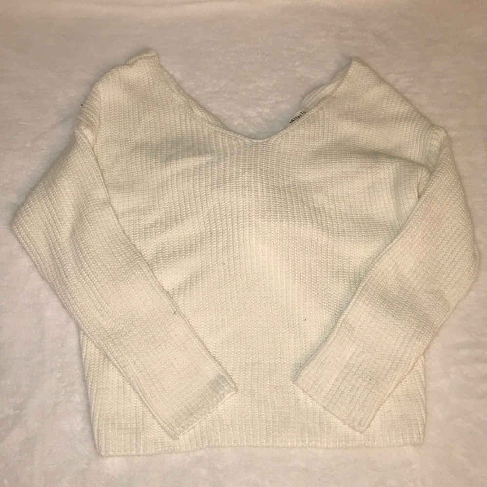 ❄️2 FOR $30❄️ White Knit Sweater